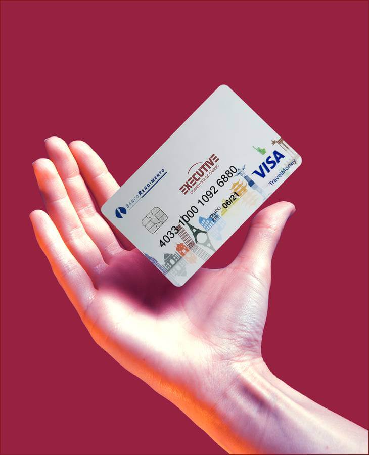 Cartão Pré-Pago VTM. Executive Câmbio.